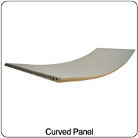 curved terracotta panel